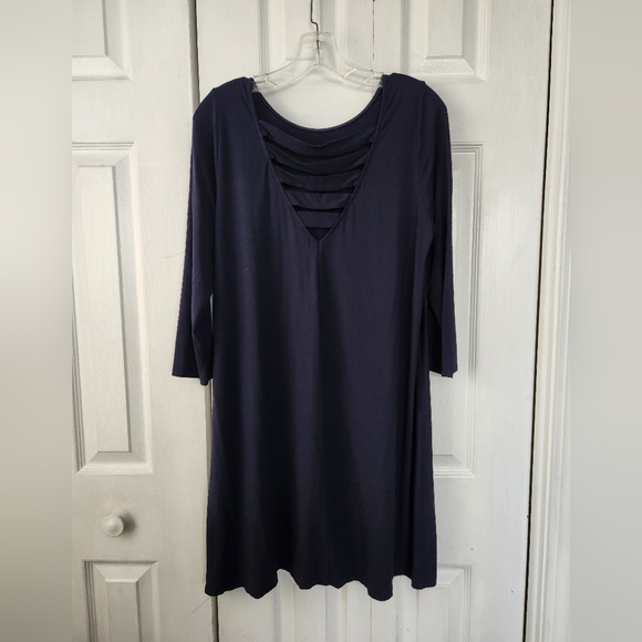 Lilly Pulitzer Ophelia Midnight Navy Blue Dress - Picture 3 of 10